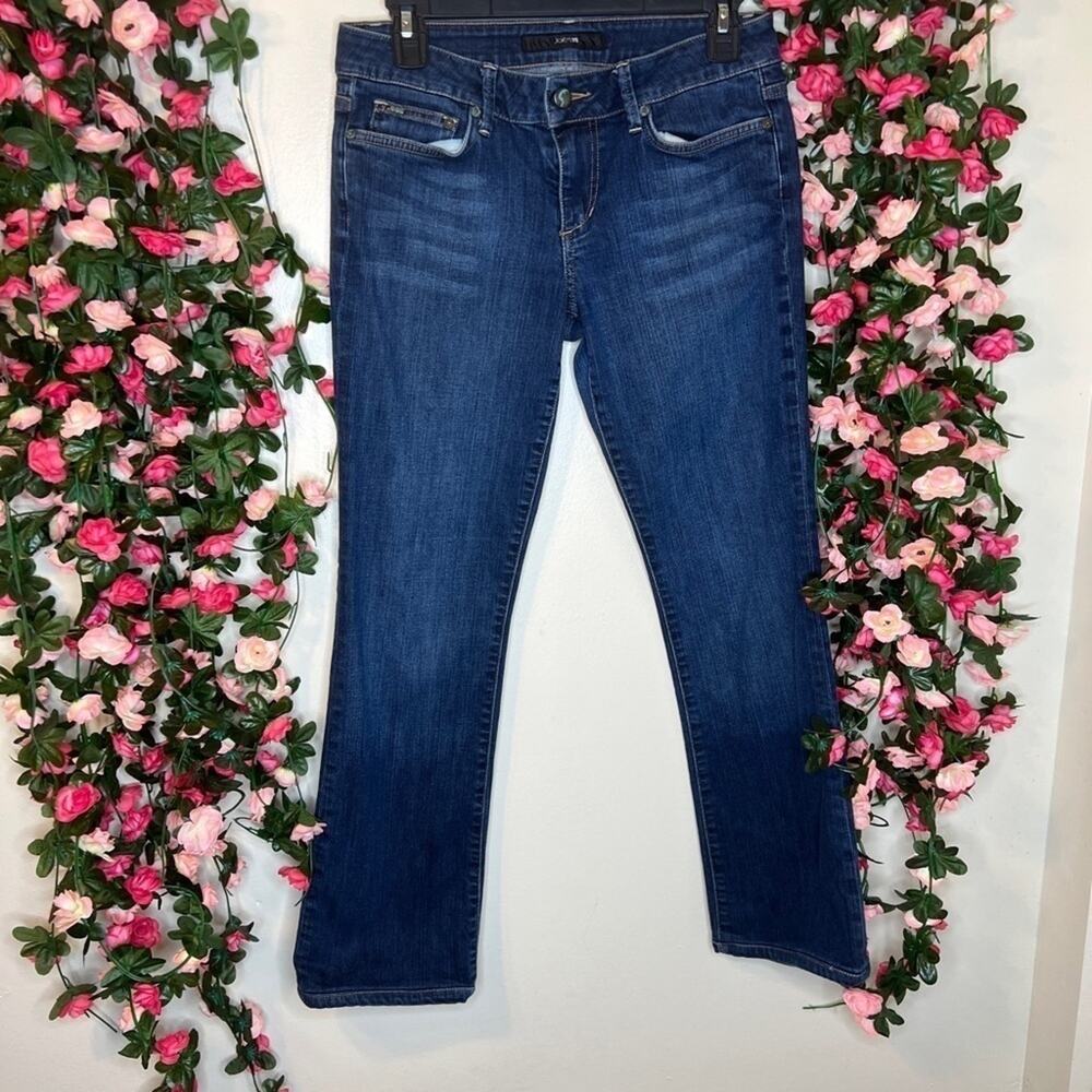 Joes Jeans Honey Womens 28 Straight Leg Blue Denim Stretch Mid Rise 28x28 Cotton